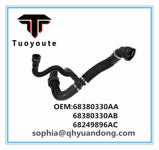 RADIATOR HOSE JEEP 68380330AA 68380330AB 68249896AC