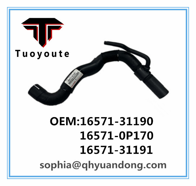 RADIATOR HOSE TOYOTA 16571-31190   16571-0P170  16571-31191
