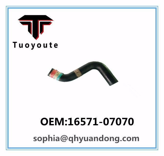 Radiator hose TOYOTA OEM:16571-07070 1657107070